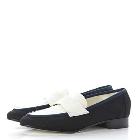 chanel toms|chanel canvas loafers.